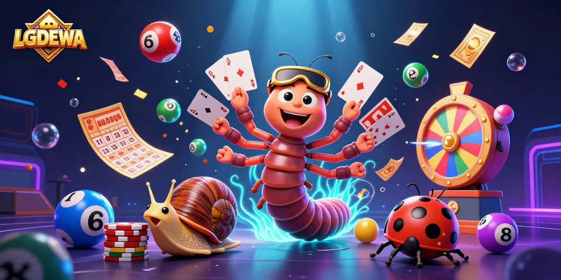 Experience thrilling wins on LGODEWA with captivating lottery games and vibrant colorful elements.