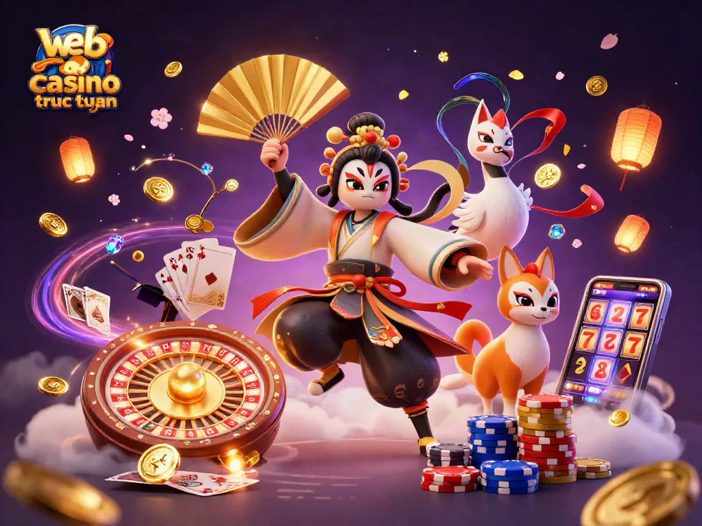 Chơi ngay web casino trực tuyến với hình ảnh sinh động từ các nhân vật truyền thống và những khoảnh khắc chiến thắng.