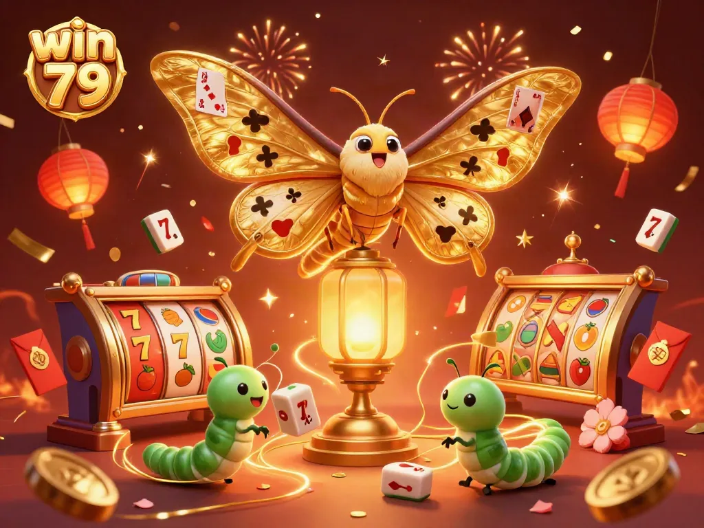Experience thrilling excitement with the vibrant win 79 graphic featuring gaming elements and festive celebrations.