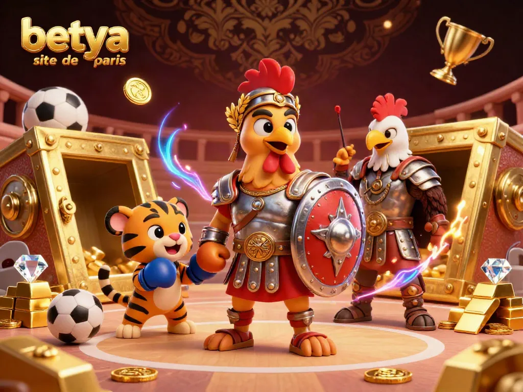 Engage with the betya site de paris in a dynamic sports betting scene featuring colorful sports elements and exciting visuals.