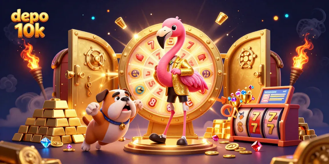Experience thrilling gaming excitement with depo 10k slots featuring vibrant 3D characters and sparkling treasures.