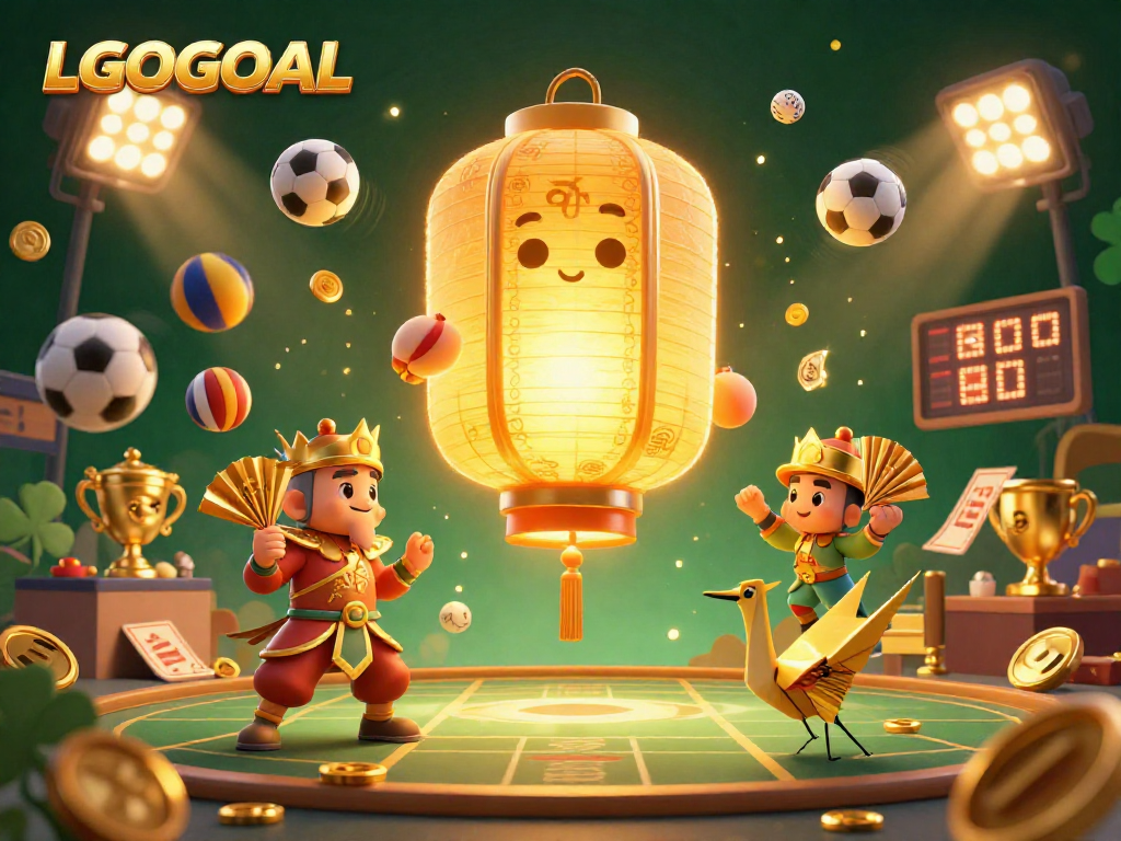 Experience excitement with LGOGOAL as the glowing lantern spirit illuminates the casino atmosphere.