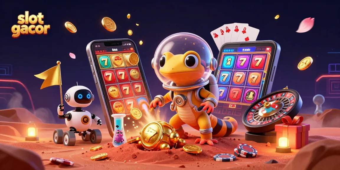 Experience winning with slot gacor as Martian gecko uncovers a treasure-filled casino.
