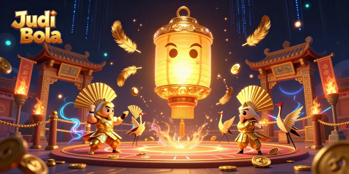 Experience Judi Bola excitement with dynamic 3D characters amidst a vibrant casino scene.