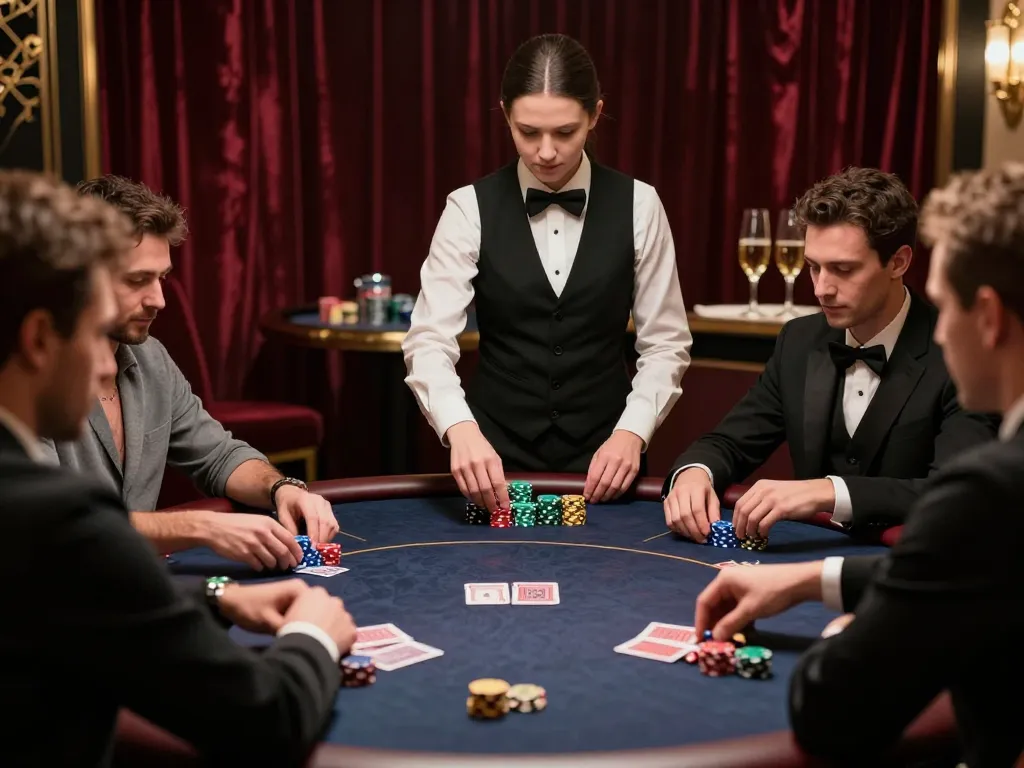 Witness sunwin's excitement as players strategize in a luxurious poker game atmosphere