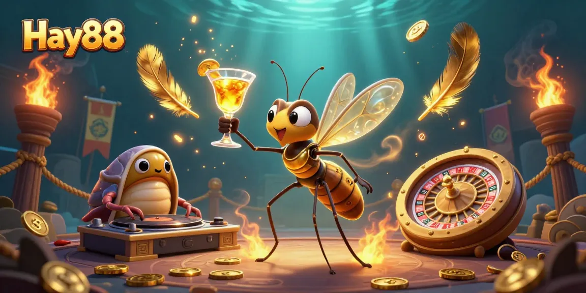 Experience thrilling gameplay at Hay88 with vibrant characters and dynamic casino elements.