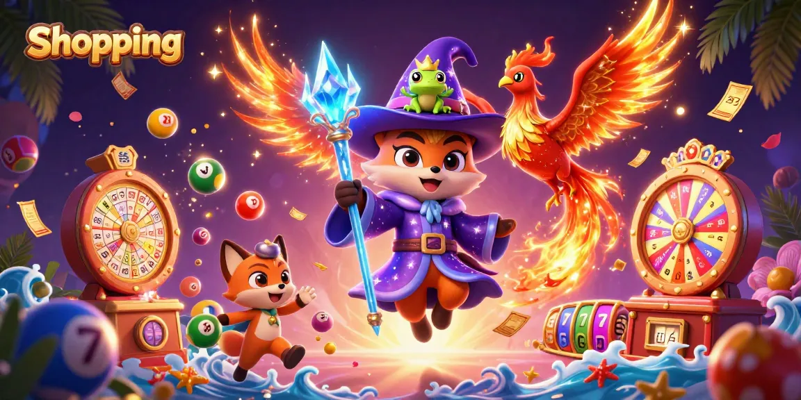 Shopping at vibrant online casino featuring exciting slot reels, lucky 7s, and jackpot symbols.