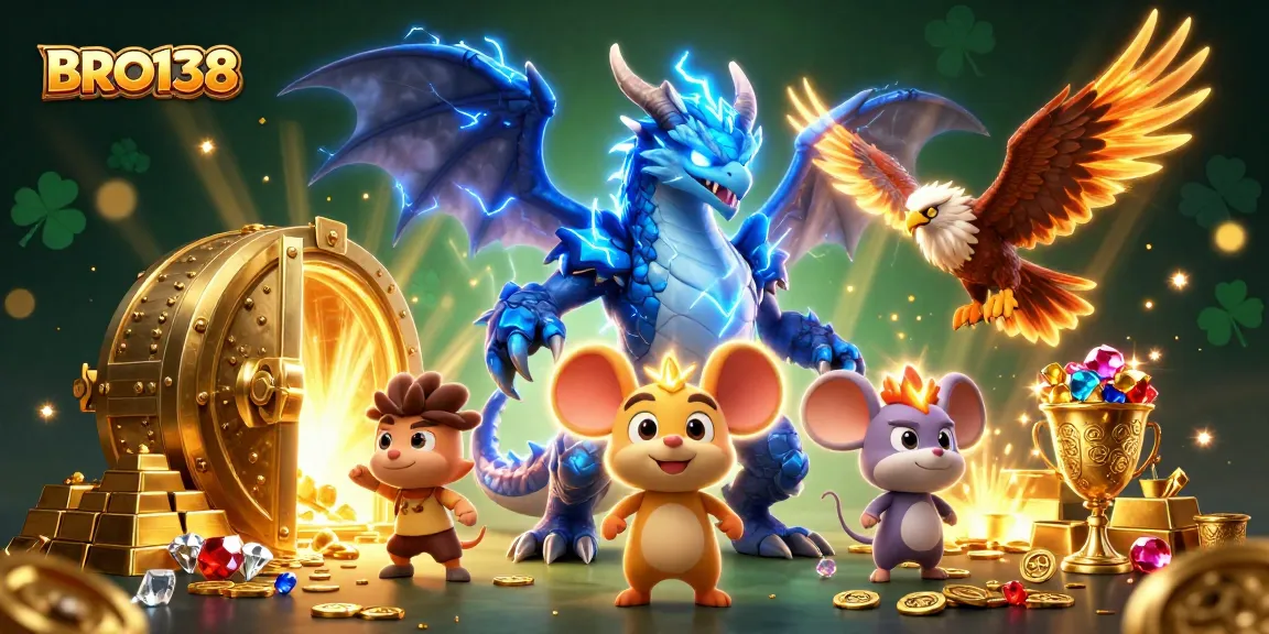 Experience thrilling wins at BRO138 with exciting slot games featuring dynamic characters and treasures.