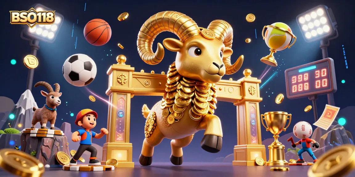 Experience thrilling sports betting at BSO118 with dynamic gameplay and gold-themed visuals.