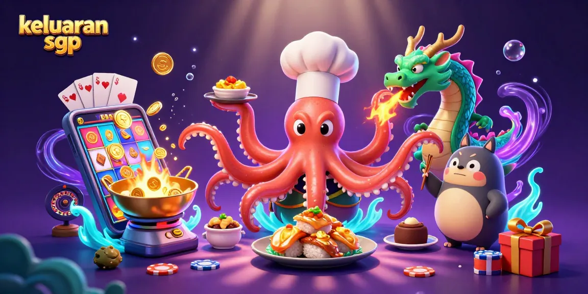 Engage in keluaran sgp results with dynamic casino-themed illustration showcasing vibrant characters and gaming elements.