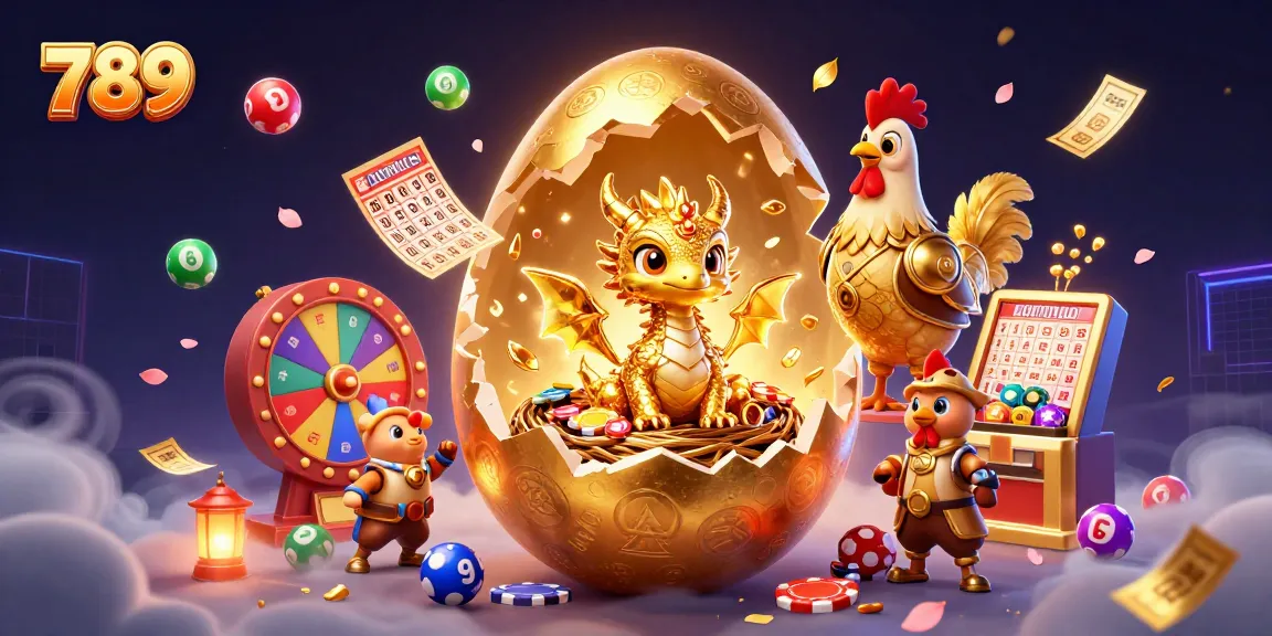 Engage with thrilling gaming action at 789 with a vibrant, dynamic casino illustration.
