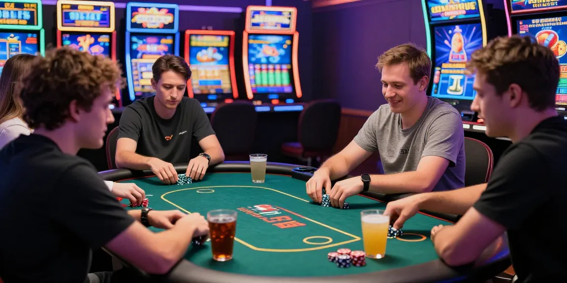 Players enjoying exciting online games at B52 casino with vibrant atmosphere