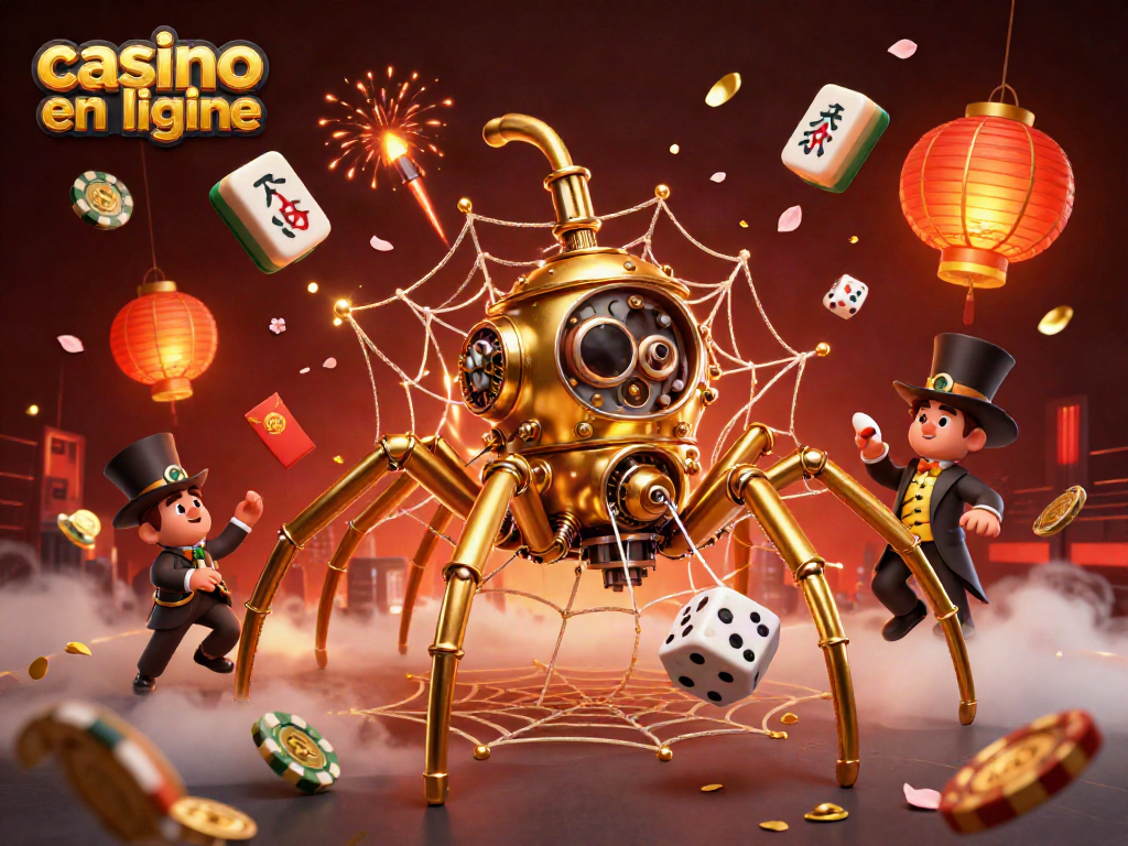 Jouez au casino en ligne avec une machinerie steampunk et un décor coloré