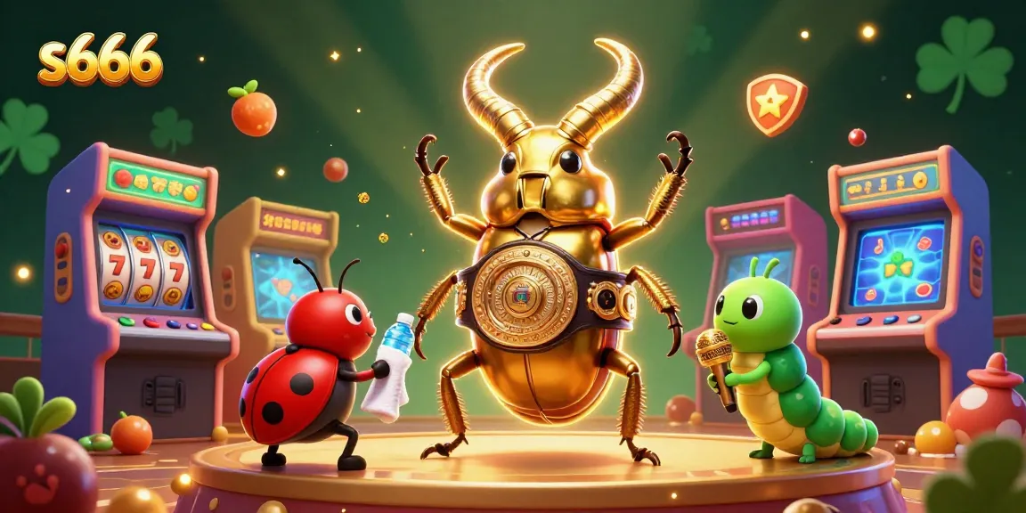 S666 spins the jackpot with vibrant characters and exciting casino game elements.