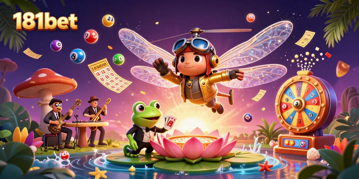 Engage with the vibrant 181bet casino scene showcasing lively gaming elements and dynamic characters.