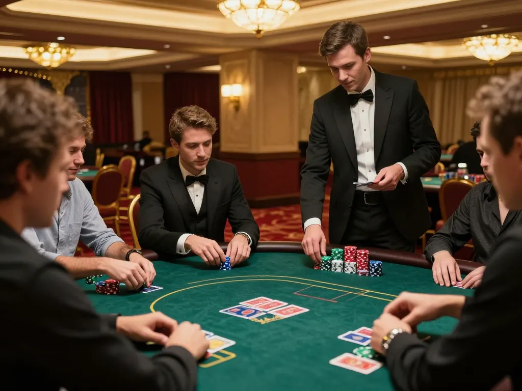 Players at maxpoker88 casino show excitement during a poker game, capturing dynamic action and strategic gameplay.