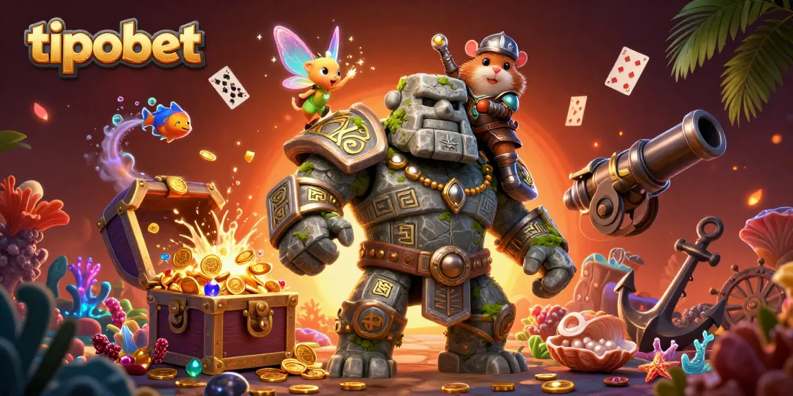 Tipobet ile slot oyunlarında altın kazanma heyecanını paylaşan muhteşem bir 3D sahne.