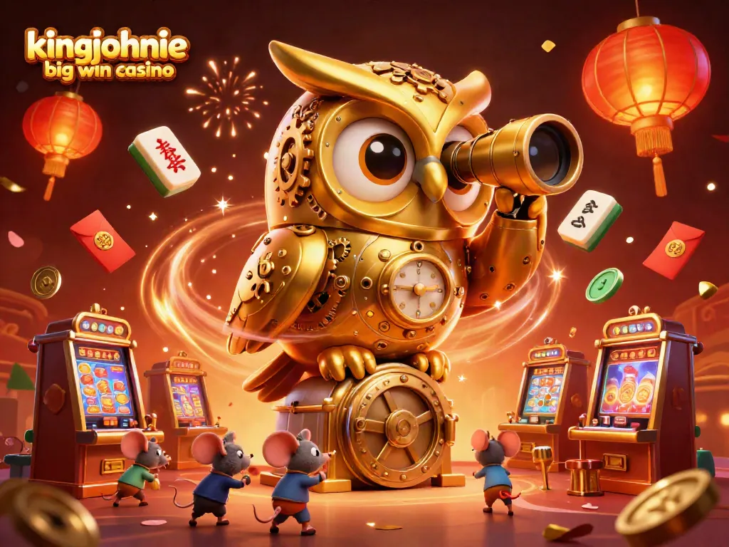 Experience the excitement of kingjohnnie big win casino with vibrant slots and celebratory elements.