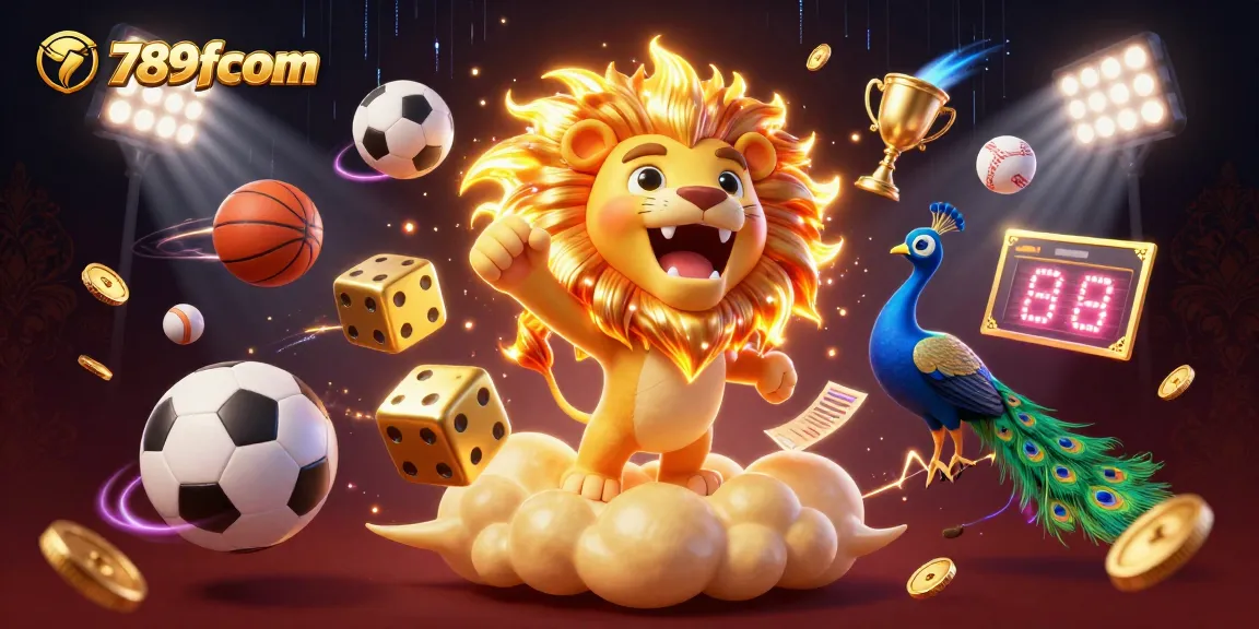 Experience the excitement of gaming with 789fcom's vibrant casino illustration featuring dynamic elements and rich visuals.