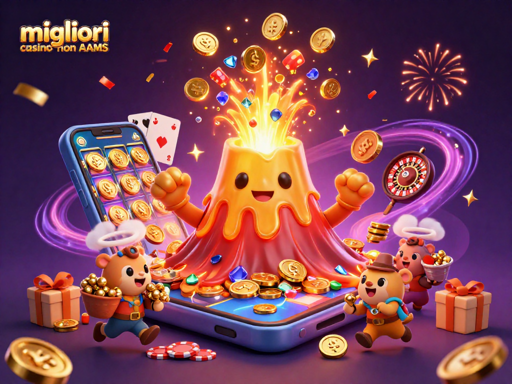 Immersa nell'azione, la scena mostra i migliori casino non AAMS mentre tesori e avventure scoppiano attorno.