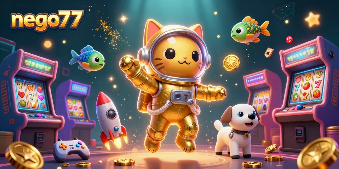 Spin reels with nego77 for exciting jackpots among dazzling 3D casino elements.