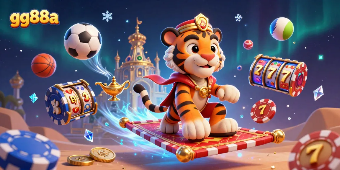 Engage in thrilling gameplay with gg88a's dazzling Arabian Nights casino adventure featuring vibrant characters and dynamic elements.