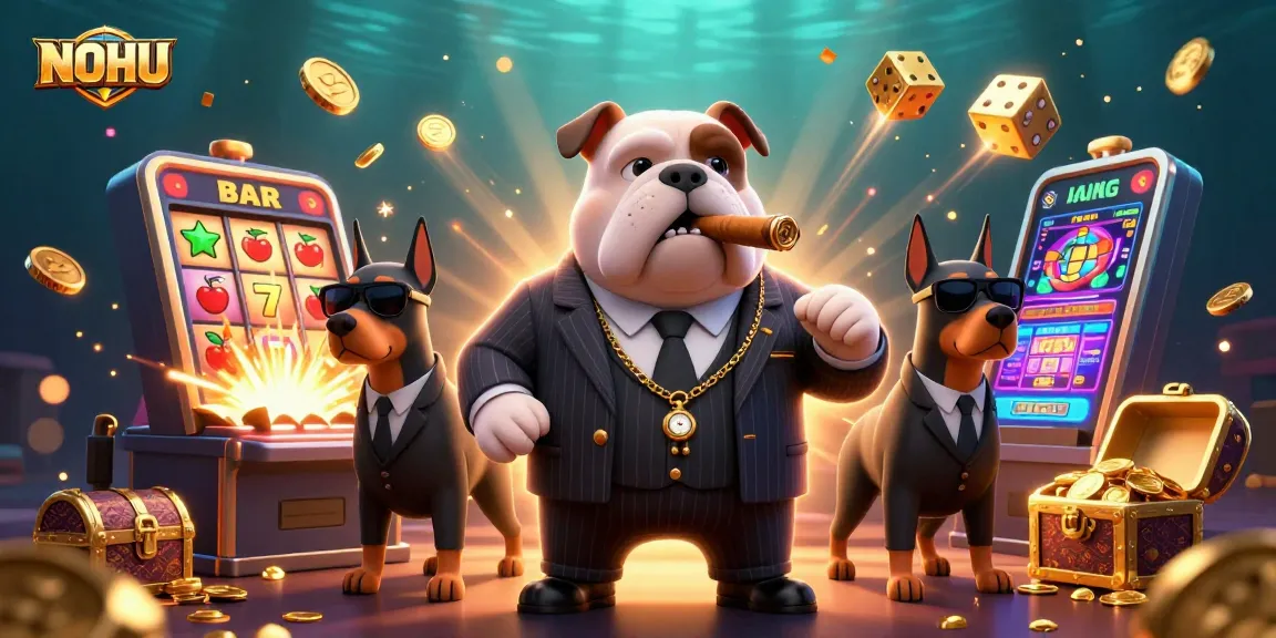 Experience the thrilling world of slots and jackpots in NOHU as the mafia boss bulldog leads the action.