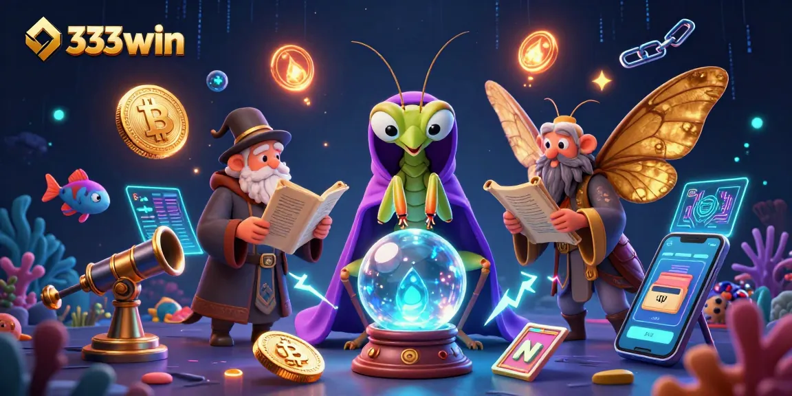 Engage with 333win's thrilling fish games, featuring vibrant sea creatures and crystal ball mysticism.