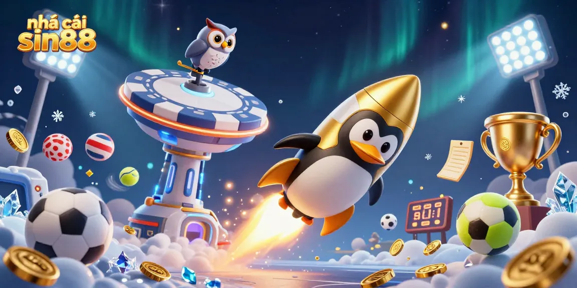 Engage in online gambling at nhà cái sin88 with a vibrant 3D casino scene filled with dynamic betting elements.