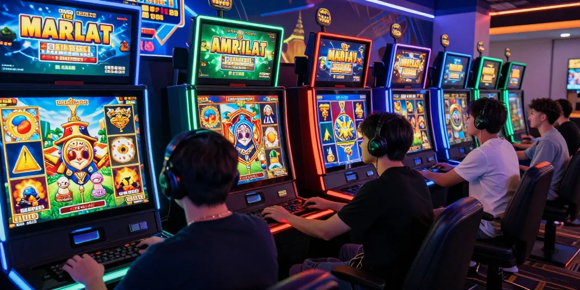 Prediksi Bola Malam Ini highlights an engaging online gaming atmosphere with players winning on vibrant slot machines.