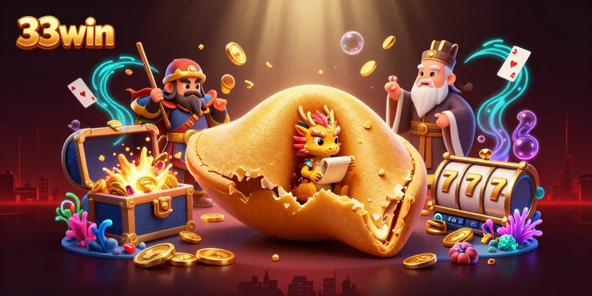 Engage with 33win's thrilling casino experience featuring vibrant characters and dynamic game elements.
