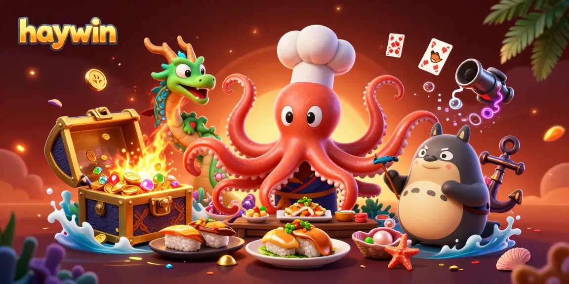 Experience thrilling gaming at haywin with vibrant underwater scene depicting casino excitement.