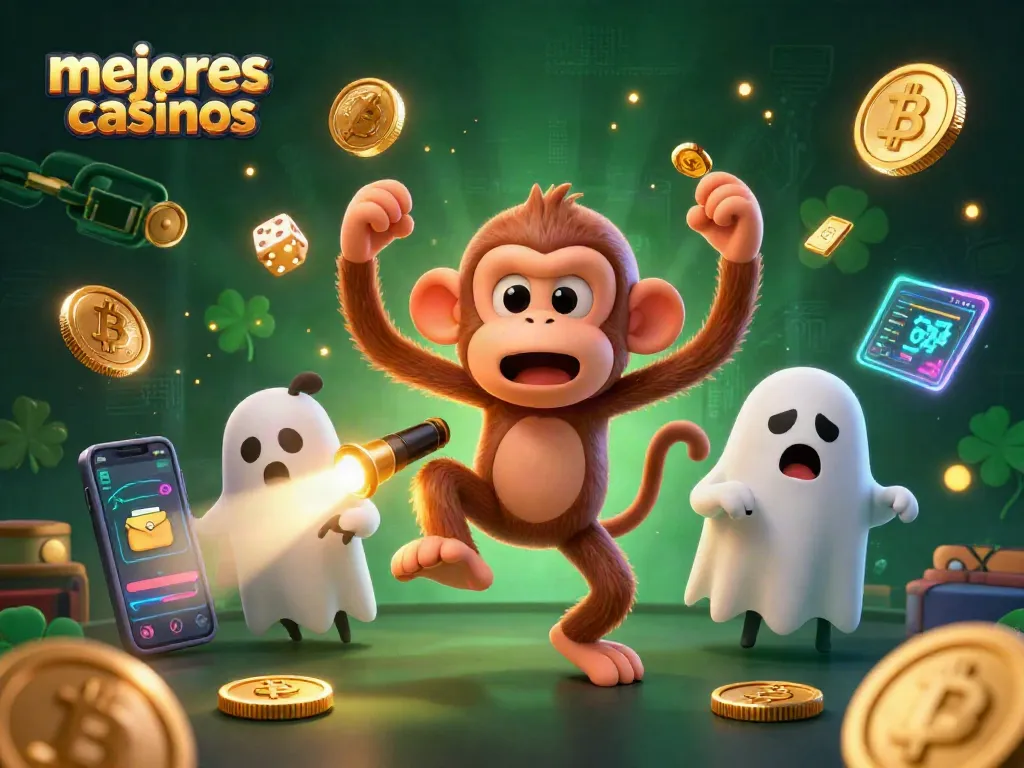 Explora los mejores casinos con un mono poltergeist que juega mientras un cachorro lo persigue.