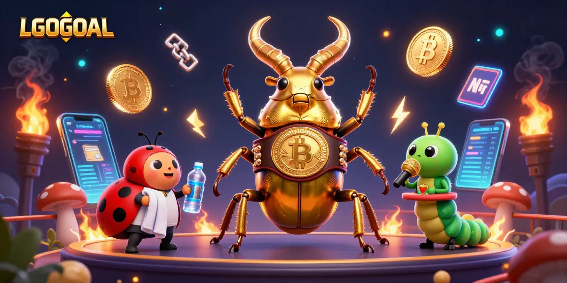 Experience LGOGOAL with a dynamic 3D scene featuring casino-themed characters and vibrant elements.