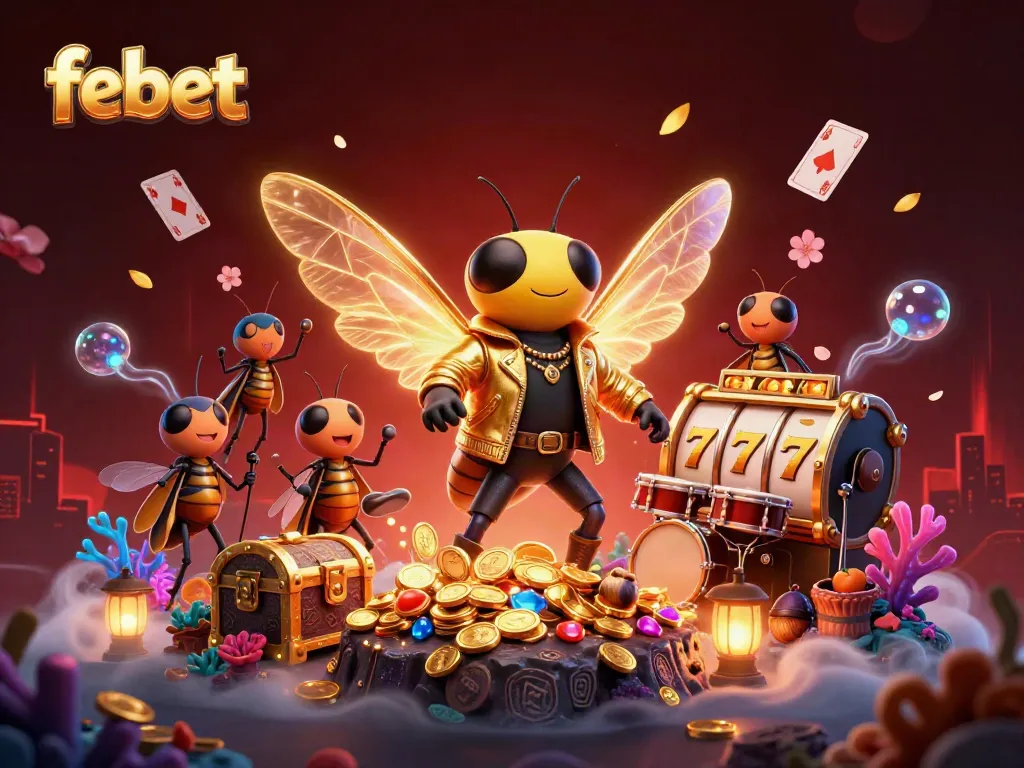 Experience the thrill of febet's casino gaming with vibrant characters and rich visuals.