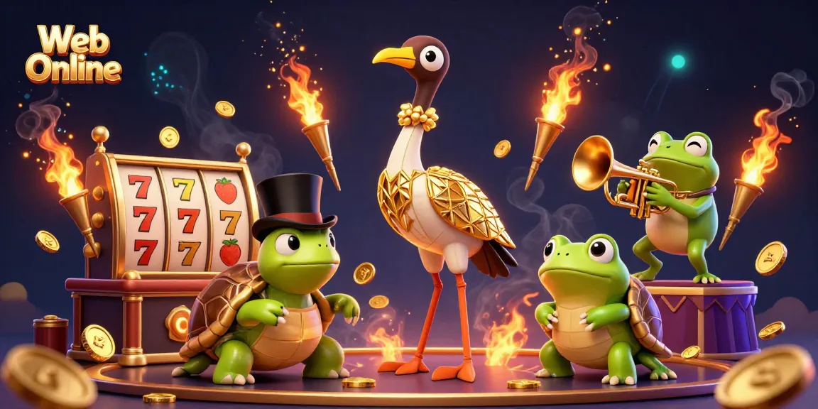 Engage in thrilling gameplay at Web Online with vibrant scenes filled with excitement and casino action.