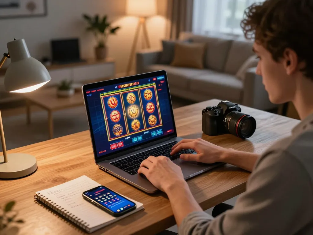 Engaging online casino gameplay showcasing best online casinos in Canada with vibrant slots interface.