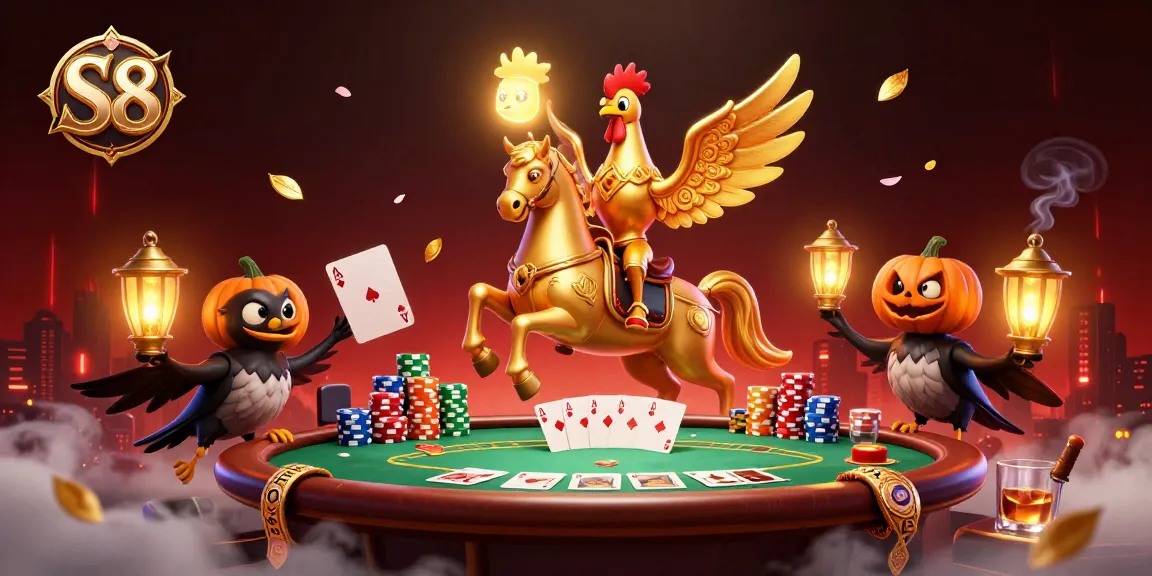 S8 enthusiasts engage in thrilling gameplay at a casino-themed midnight adventure.