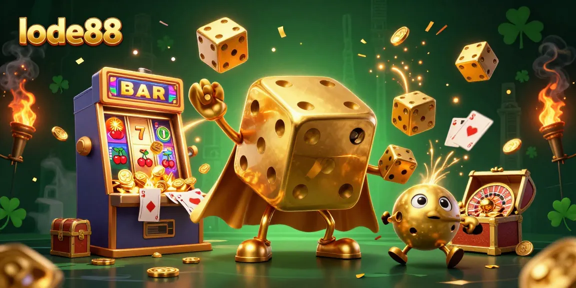 Experience thrilling action at lode88 with colorful golden dice and exciting game elements