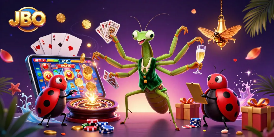 Experience thrilling gameplay at JBO with vibrant slot games, cards, and dynamic characters.