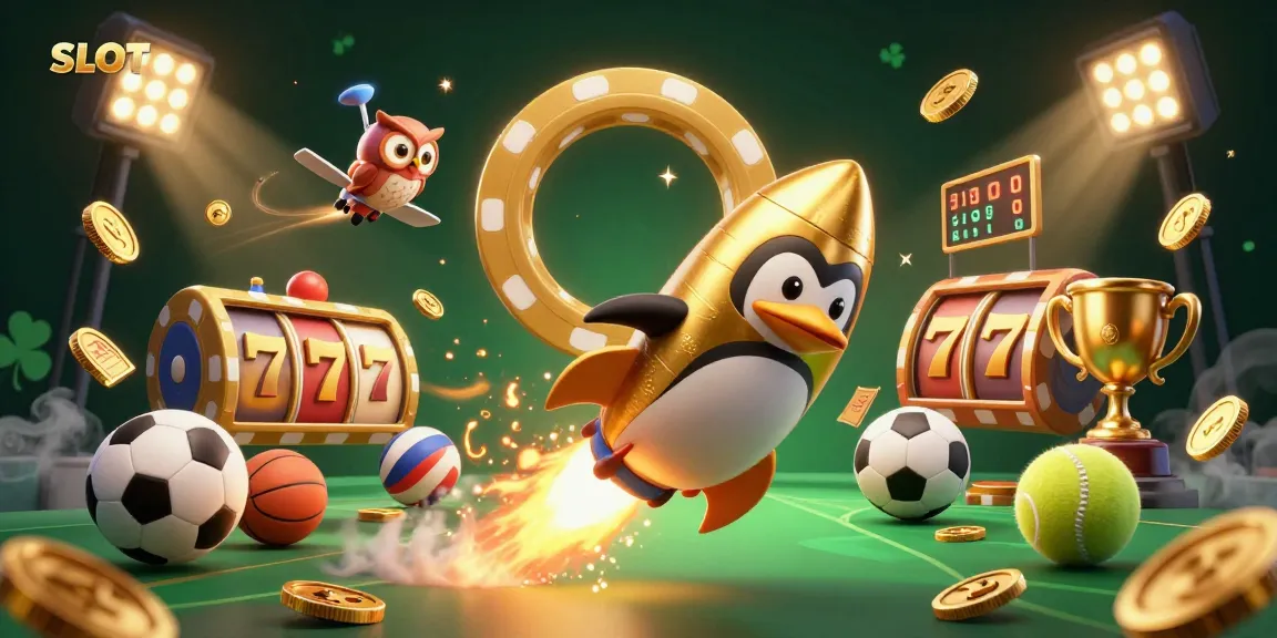 Experience thrilling SLOT gameplay with a vibrant illustration of dynamic characters and casino elements.