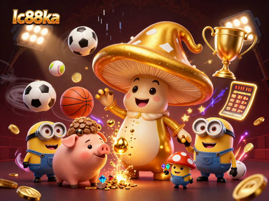 Engage in sports betting with lc88ka as a magical mushroom wizard channels treasure around dynamic game elements.