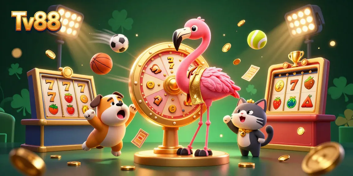 Spin the giant prize wheel at Tv88 for thrilling jackpot opportunities and exciting rewards.