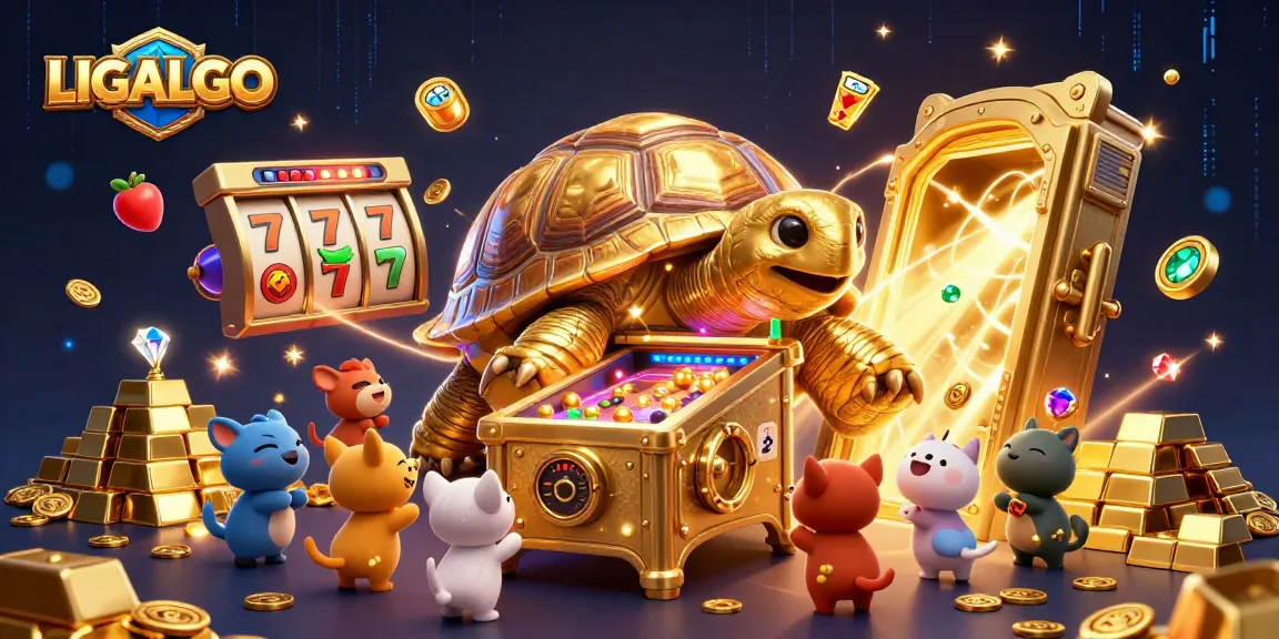 LIGALGO invites players to enjoy dynamic slots with a fun golden tortoise theme and exciting gameplay elements.