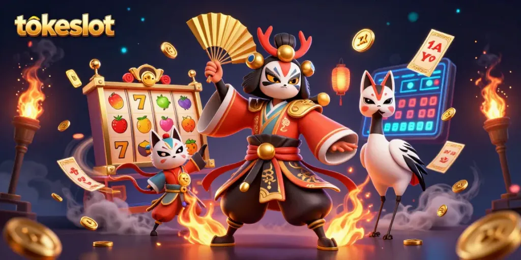TokeSlot captivates players with vibrant slot reels, lucky symbols, and dynamic casino atmosphere.