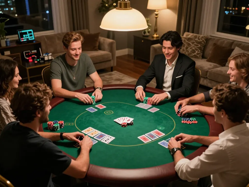 Join the thrilling action of BERLIAN889 Daftar at a private poker game with friends and premium setups.