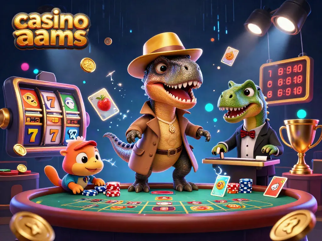 Giocatori in un casino non AAMS impegnati a contare le carte e vincere premi in un ambiente vibrante.