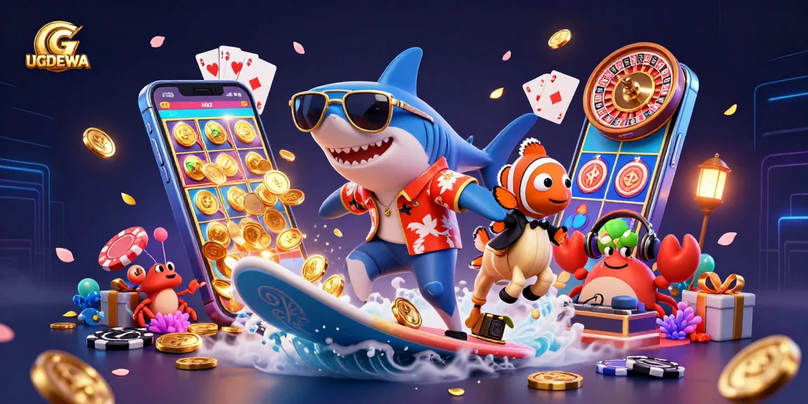 Spin and win with UGDEWA's immersive casino gaming experience featuring colorful slot games.