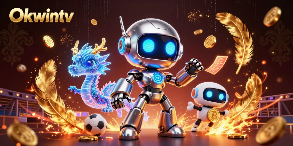 Engage in thrilling sports betting with Okwintv: A captivating illustration of a cyberpunk casino experience.