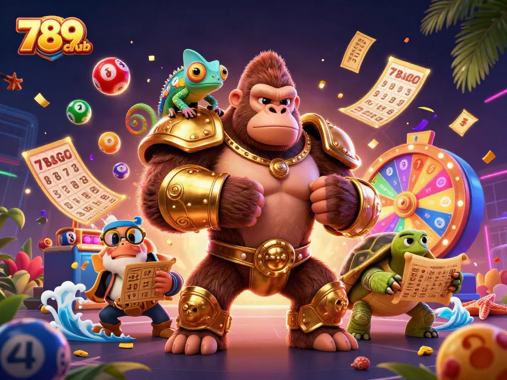 Play lottery games with excitement at 789club featuring vibrant elements and engaging characters.